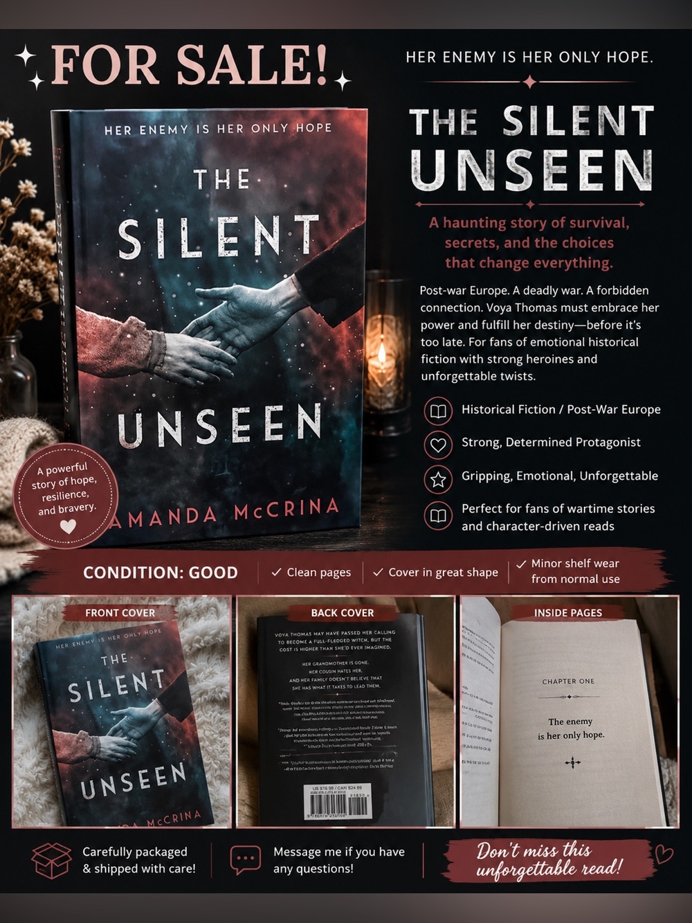 The Silent Unseen by Amanda McCrina